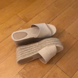 Beige sandals